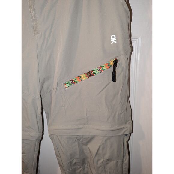 Little Donkey Andy Khaki Stretch Convertible Pants Quick Dry UV Protect Men’s L - Picture 2 of 14